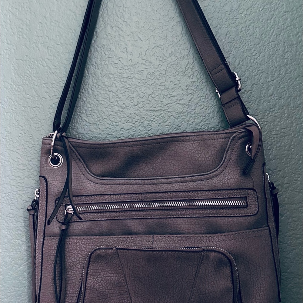 Bueno shoulder bag, and Crossbody gray
